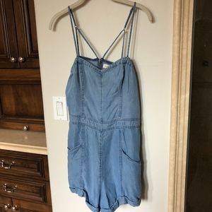 Abercrombie and Fitch Demin romper
